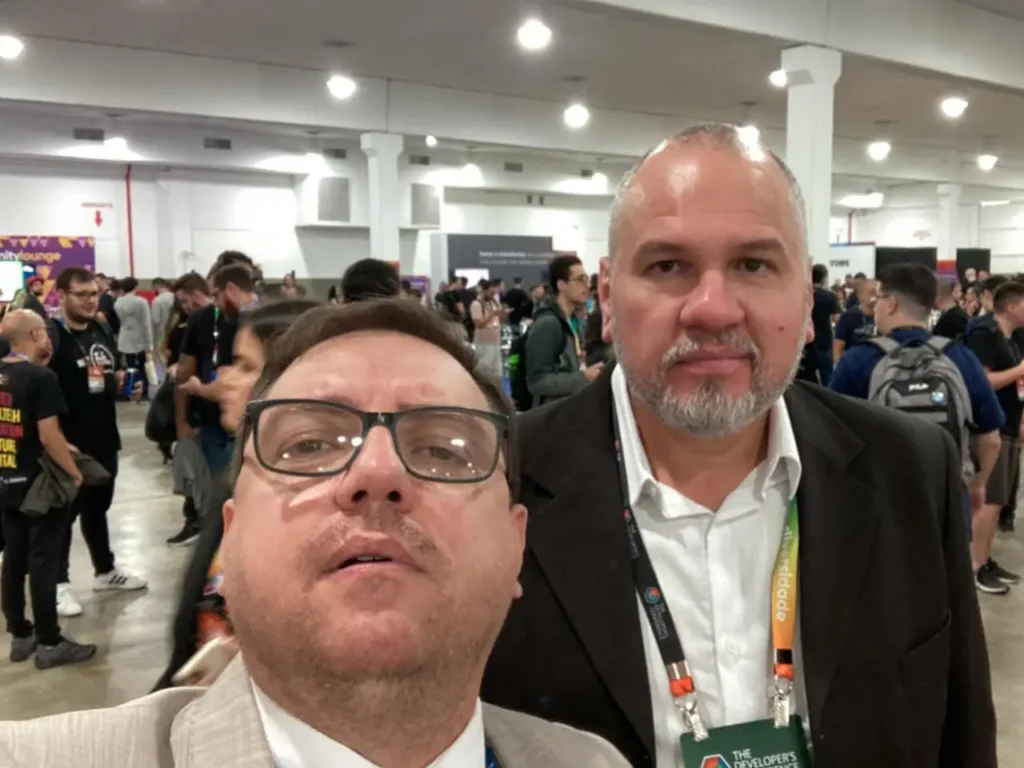 Ricardo Simões e Alone Menegolo - Participação no evento The Developer’s Conference 2024